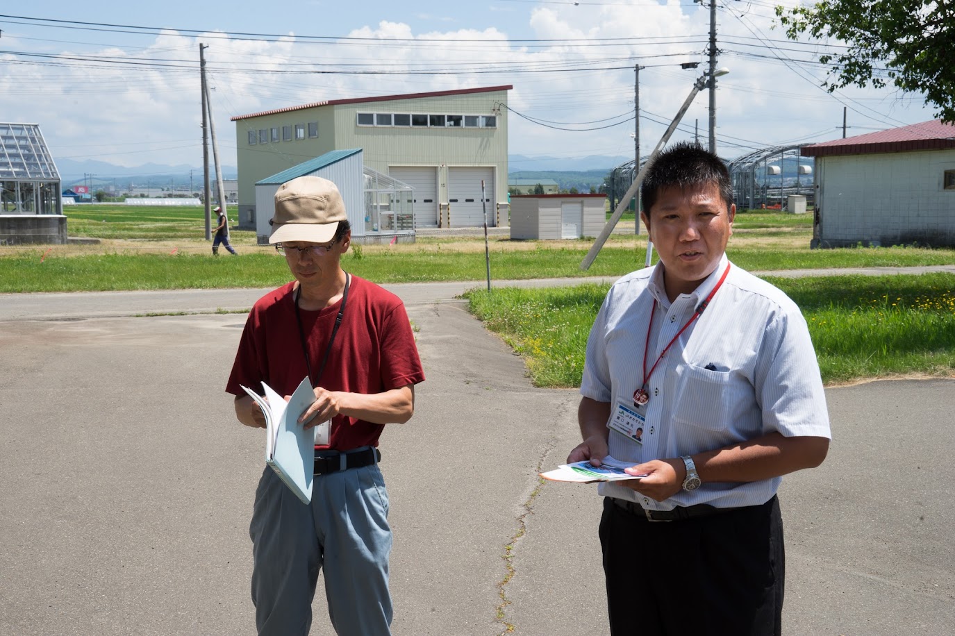 合同研修会の事務局・ＪＡきたそらち北竜支所営農課・蓑口達矢 様