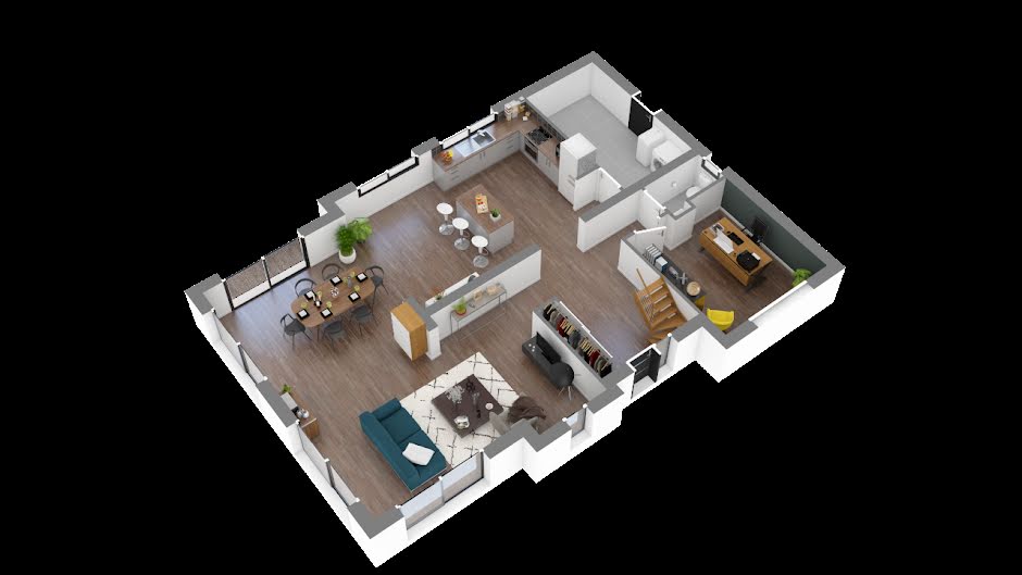 Vente maison neuve 5 pièces 156.19 m² à Hardinvast (50690), 332 741 €