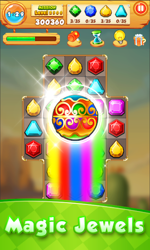 Jewels Game Match 3 Free - Paradise Island