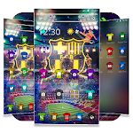 Cover Image of ダウンロード Football Bright Light Barcelona Theme 1.1.2 APK