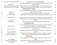 Italian Bistro menu 1