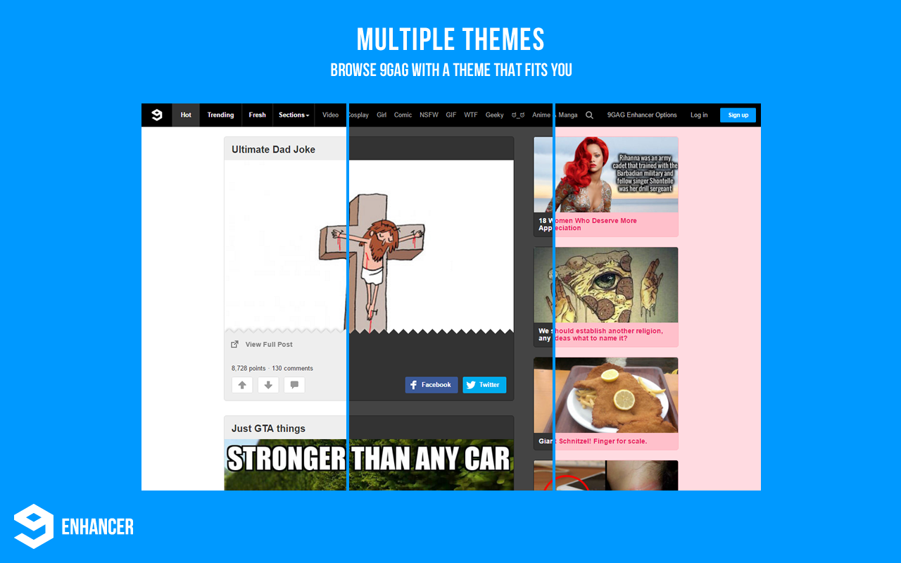 9GAG Enhancer Preview image 2