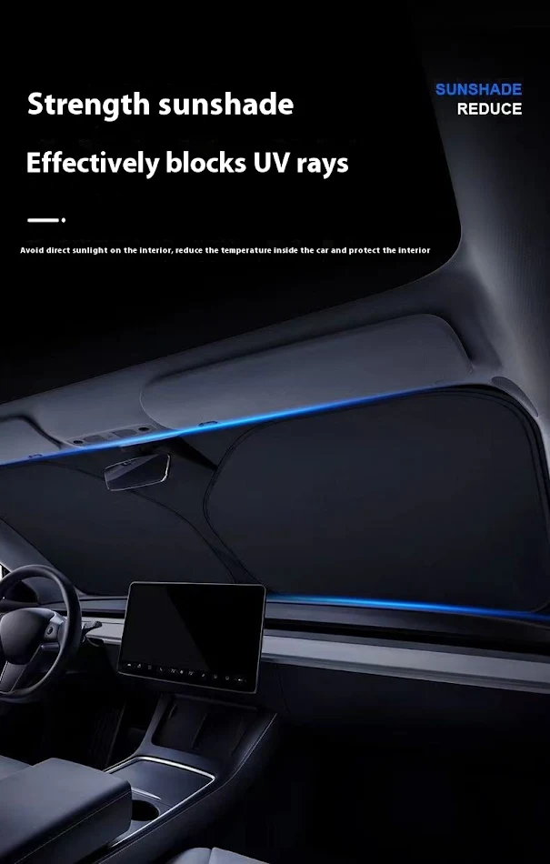 Bloc de Protection Thermique Argent Titane pour Voiture Protection UV & Solaire Réduit la Chaleur et Protège du Soleil