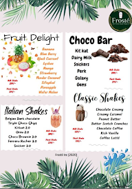 Froste - The Thick Shake Makers menu 7