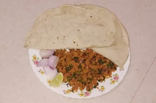 2 Bhakri With Jhunka