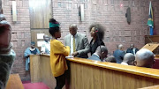 Naledi Chirwa in the Pretoria Magistrate's Court for her bail hearing on 19 October 2016.