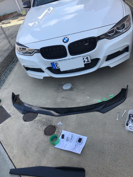 ジェイドのbmw・3シリーズ・エアロ取り付け・ジェイド・イジりオフに関するカスタム事例の投稿画像1枚目