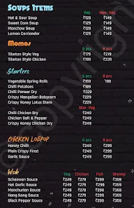 Mr Chow's Chow menu 2