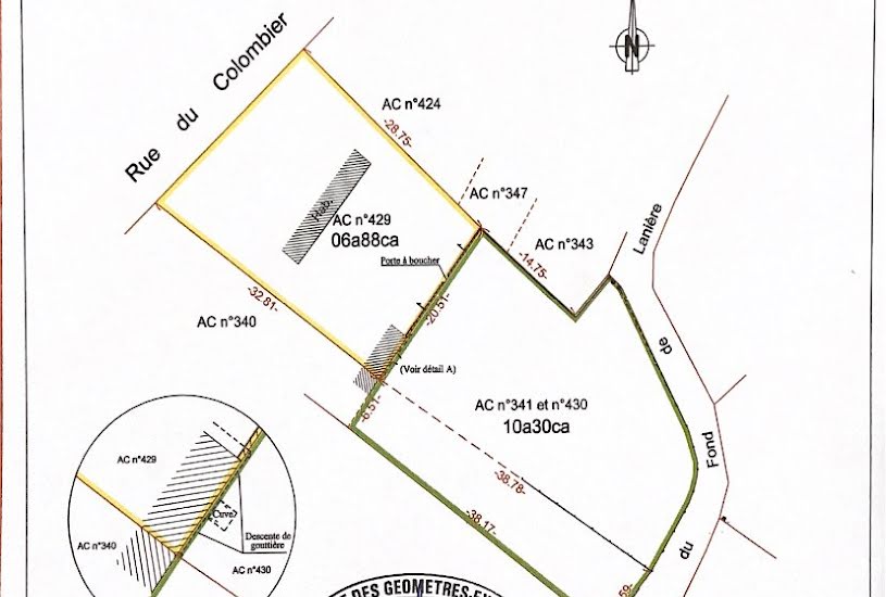  Vente Terrain à bâtir - 1 060m² à Cires-lès-Mello (60660) 