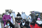 The official funeral service of the late Regent of the Royal House of the amaRharhabe, Queen Noloyiso Sandile, took place at Mngqesha Great Place, outside King William's Town, on Sunday morning.