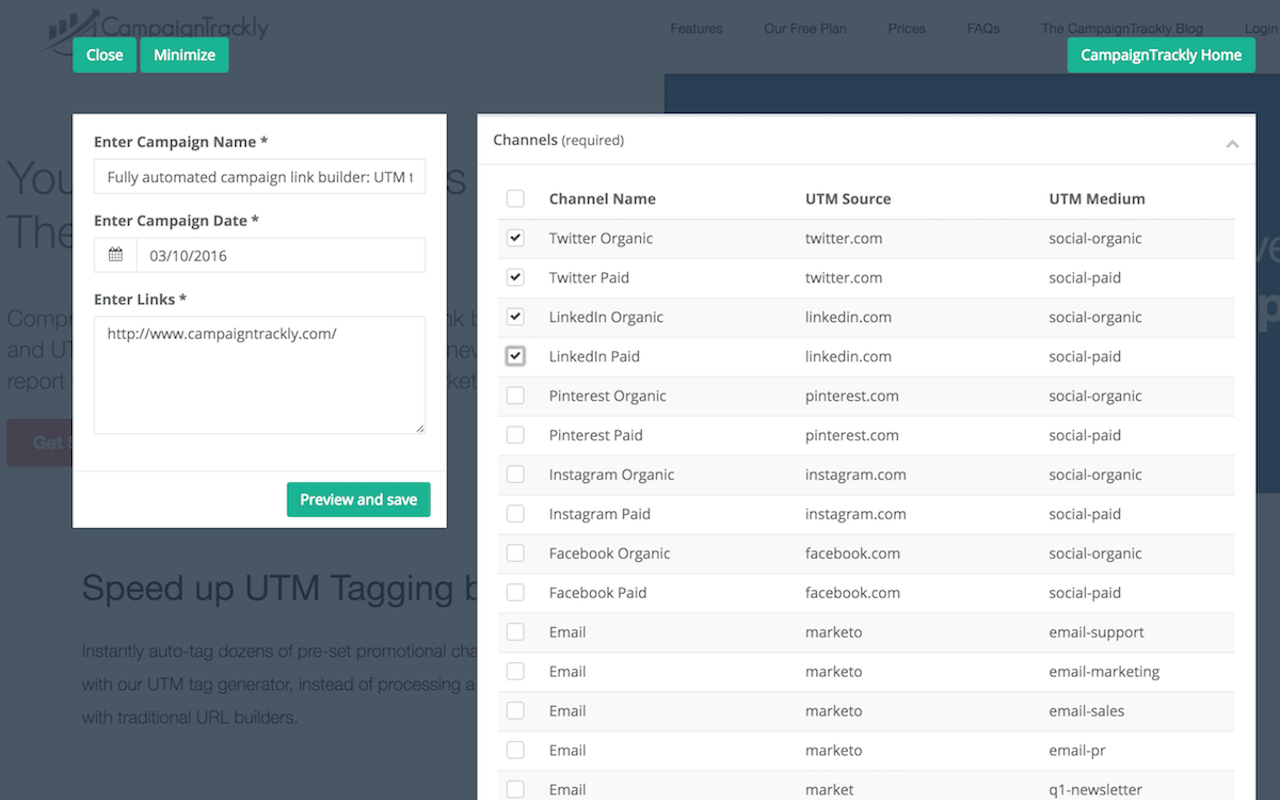 CampaignTrackly: Build UTM Links in Seconds Preview image 3