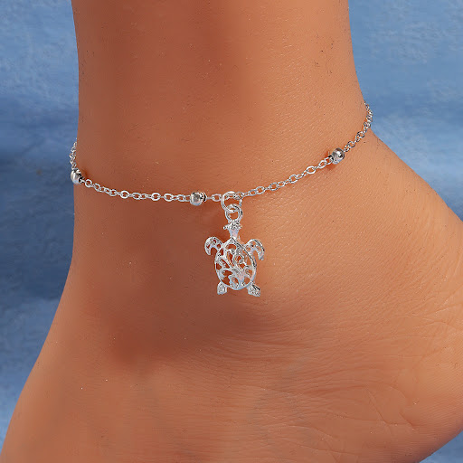 Title 5, Beach Small Turtle Anklet Creative Summer Foot ...