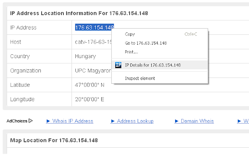 IPaddress.is IP address lookup