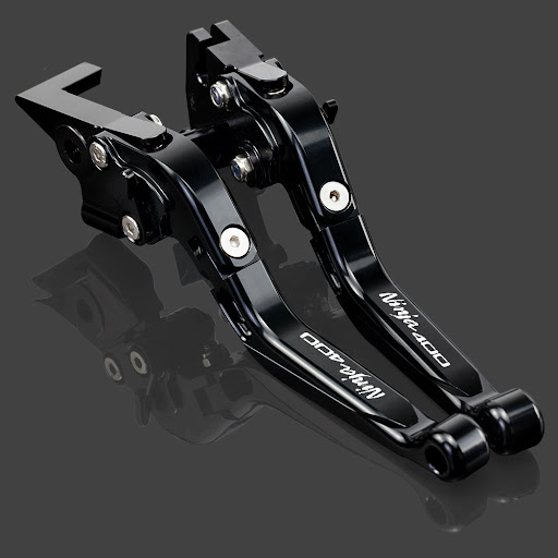 Title 6, Z400 Modified Brake Horns and Clutch Handle Lev...