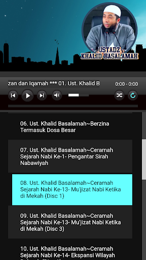 Audio Ceramah Ustadz Khalid Basalamah