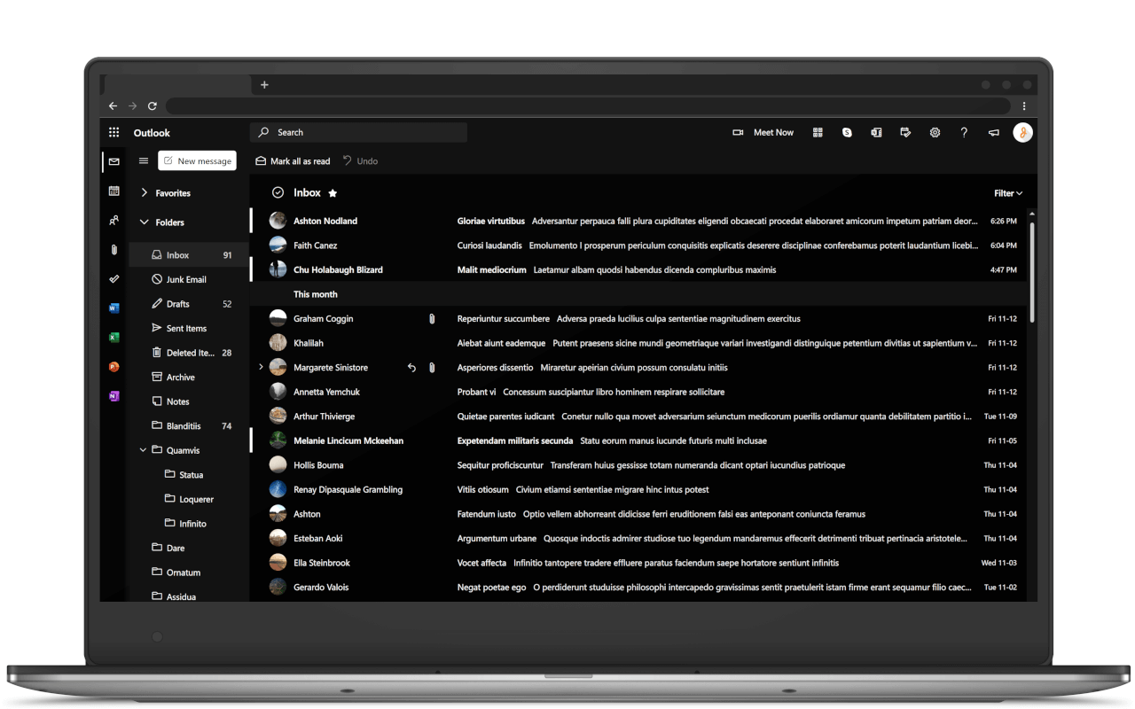 Dark Mode for Outlook Preview image 3