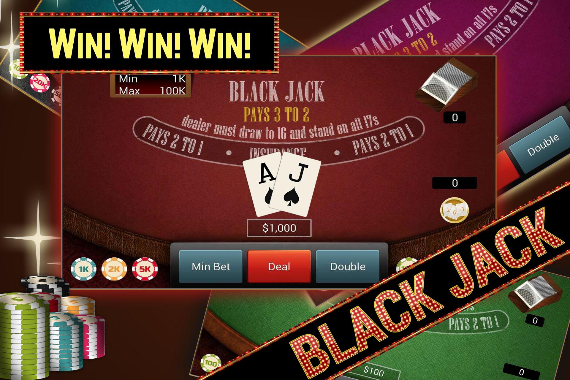 Android application BlackJack screenshort