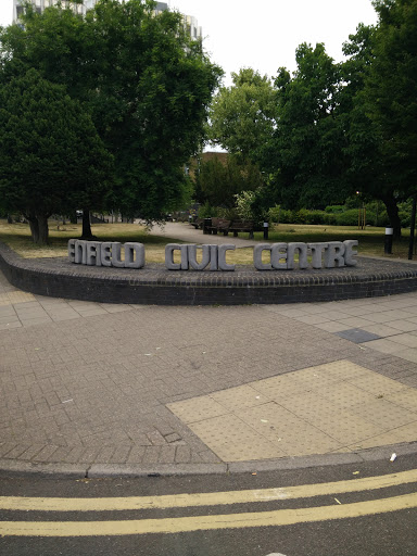 Enfield Civic Centre- Concrete Lettering