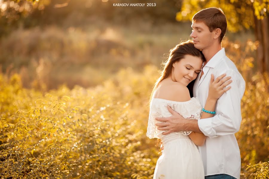 Fotografo di matrimoni Anatoliy Karasov (karasovfoto). Foto del 14 settembre 2013