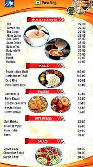 Arya Bhavan menu 6