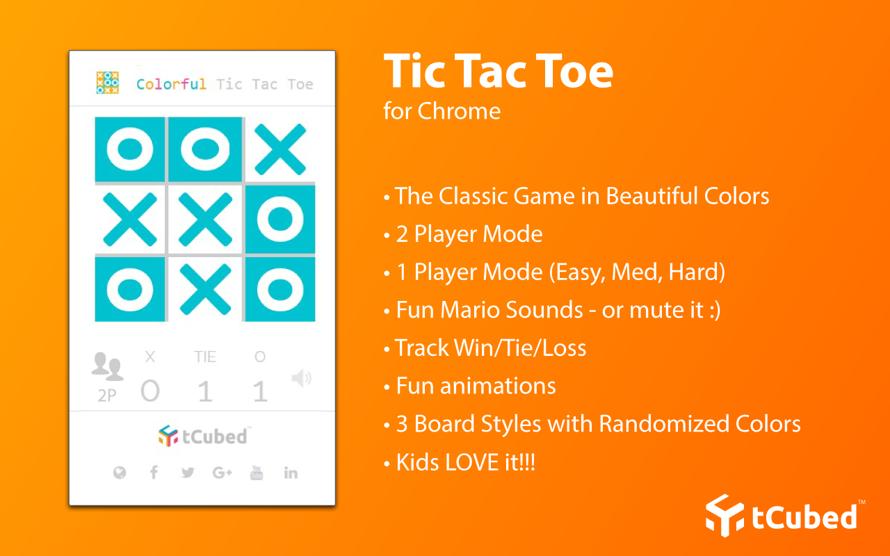 Colorful Tic-Tac-Toe Preview image 3