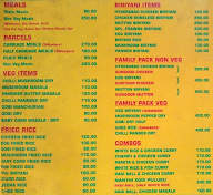 Nellore Mess menu 2