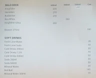 Pyasa Restaurant & Bar menu 1