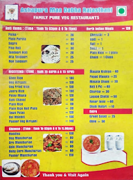 Ashapura Maa Dhaba Rajasthani menu 1