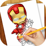 Cover Image of Herunterladen Learn to Draw Super Heroes 1.01 APK
