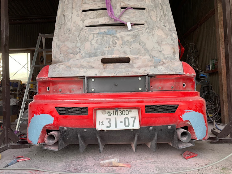 MR2の自作FRPトランク・自作FRPエンジンフード・自作GTウイングステー・スポーツカー・カスタムカーに関するカスタム事例の投稿画像21枚目