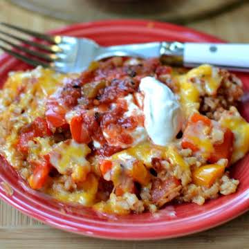 Chicken Fajita Casserole