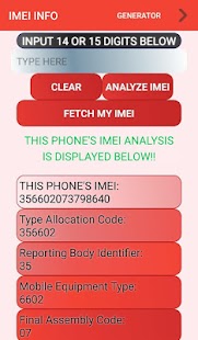 IMEI GENERATOR 2.6 APK + Mod (Unlimited money) untuk android