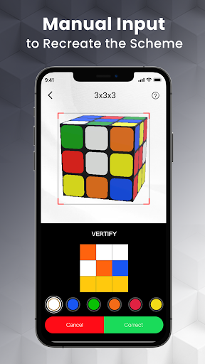 Screenshot Rubiks Cube - AI Cube Solver