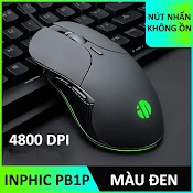 Chuột Có Dây Inphic Pb1P 6 Nút Với Độ Dpi Lên Đến 4800 Phù Hợp Cho Game Thủ, Văn Phòng, Photoshop - Nk