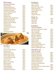 Chef Tandoori menu 2