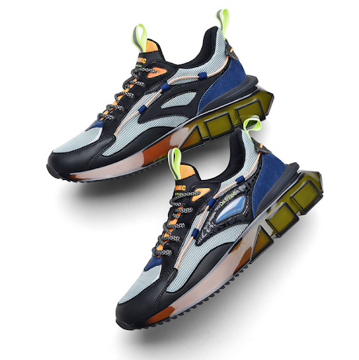 Title 1, Trendy Mens Lace-up Leather Casual Sneakers. C...