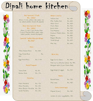 Dipali Home Kitchen menu 1