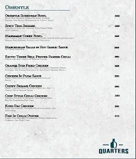 Quarters Pauva Bar menu 6