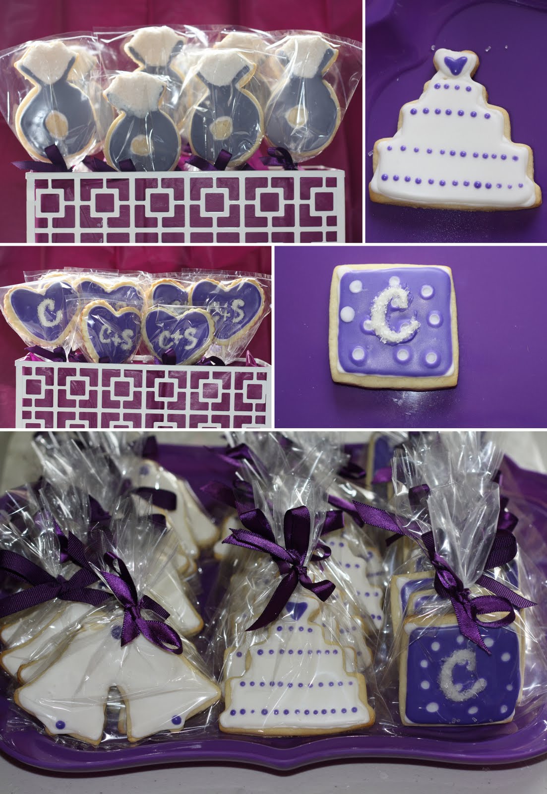 Blue Wedding Favors Candy Bar!