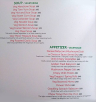 Wah Wah Foods menu 2