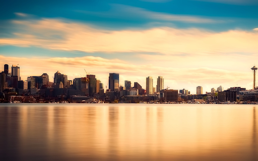 Seattle Sunset Reflection Preview 1