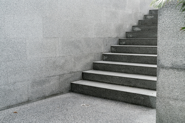 beautiful-empty-grey-stair-step