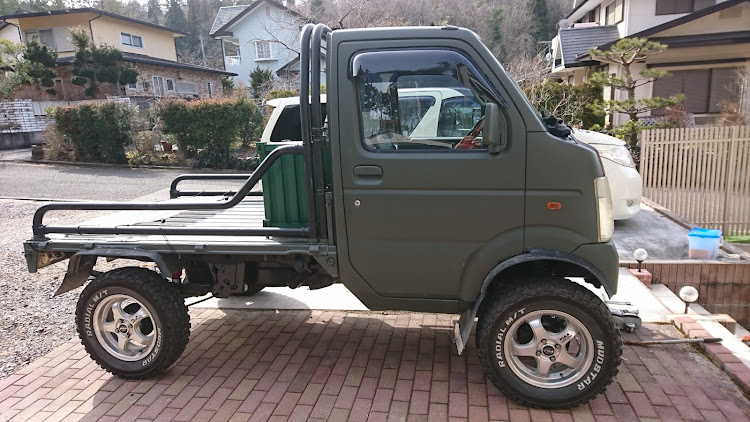 CARRY 4WDの青空整備・構造変更・ユーザー車検・DIY・パイプレンチに関するカスタム事例の投稿画像7枚目