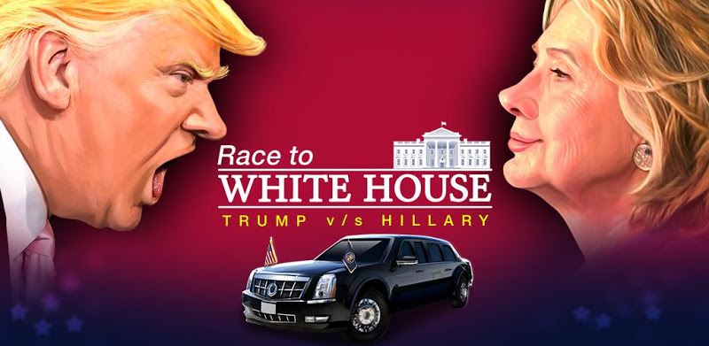 Race to White House - 2020 - Trump vs Hillary