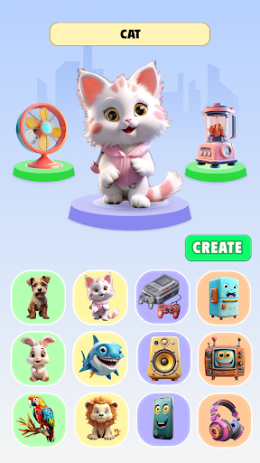 Screenshot Mix Animal Object: AI Hybrid