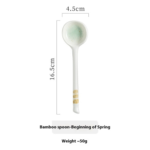 Title 5, Creative Ceramic Small Spoon for Home and Comme...