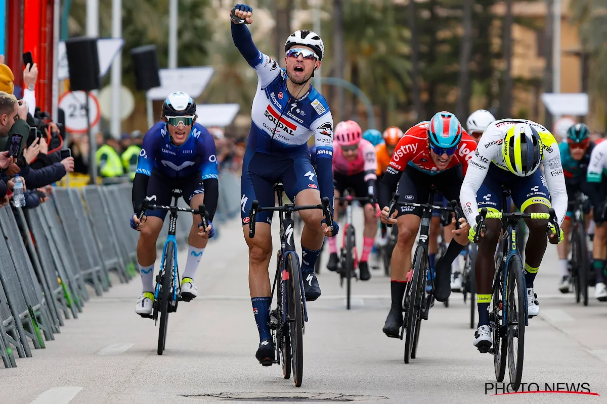 Soudal Quick-Step gaat gewoon door met winnen en laat Thibau Nys ontgoocheld achter, ook nog andere Belg in top 3