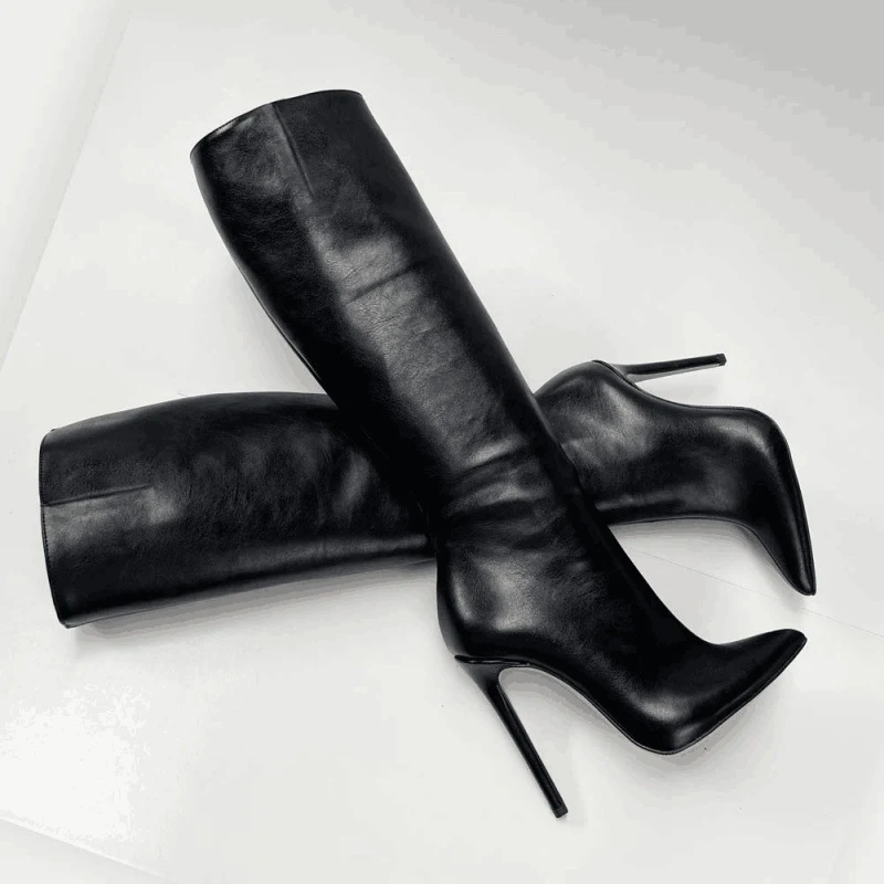 Title 8, Damenstiefel mit spitzer Zehenpartie, Stilettoa...