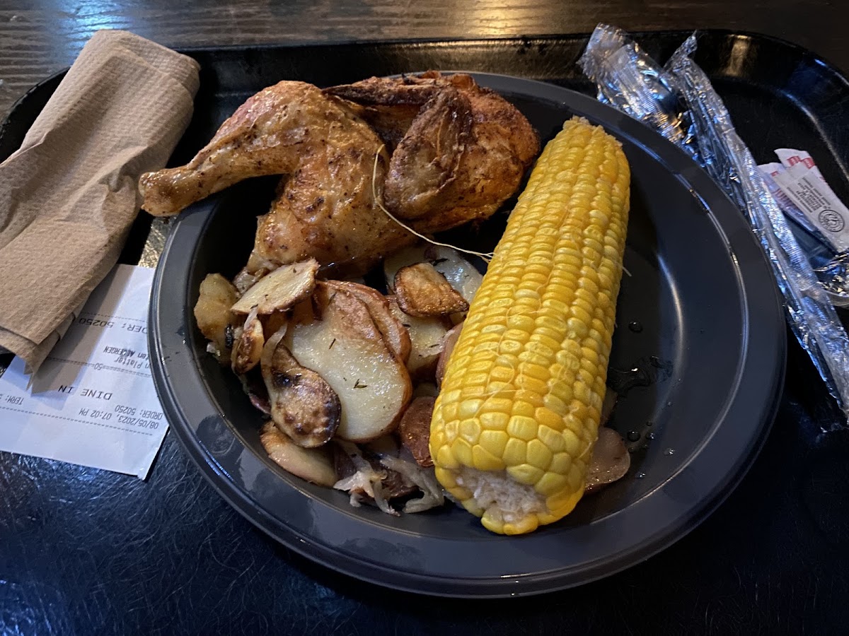 Chicken platter with no butter