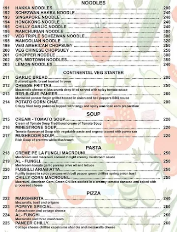 Midtown Family Wine And Dine menu 